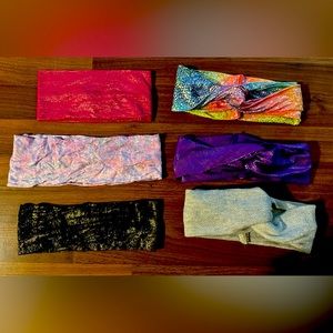 6 glittery women’s headbands